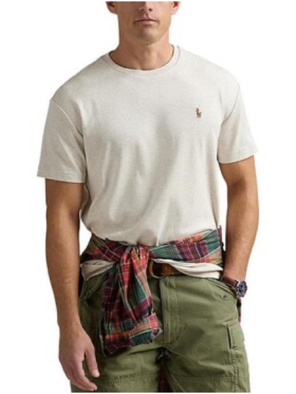 Ralph Lauren Crewneck T-Shirt with Embroidered Pony